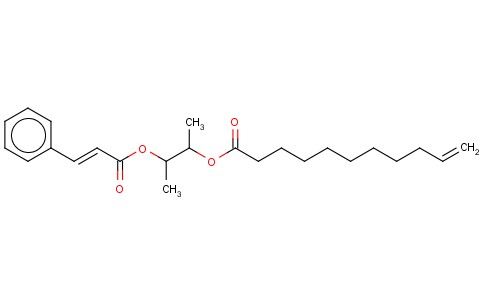 10-UNDECENOIC ACID, 1-METHYL-2-((1-OXO-3-PHENYL-2-PROPENYL)OXY)PROPYL ESTER